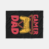 Vatertag Vater Fleecedecke (Vorderseite (Horizontal))