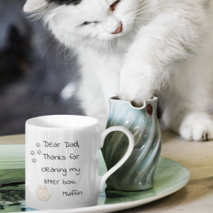 Vatertag Vater Geschenk von Cat Funny Kaffeetasse