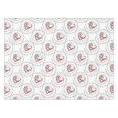 Vatertag Vater Herz Tischdecke (Vorderseite (Horizontal))