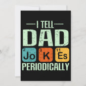 Vatertag - Vater Jokes Einladung (Vorderseite)