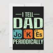 Vatertag - Vater Jokes Einladung (Rückseite)