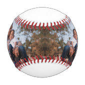 Vatertag Vater mit Kids Custom Foto Baseball (Vorderseite)