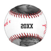 Vatertag Vater Sie sind Nummer 1 benutzerdefiniert Baseball (Rückseite)