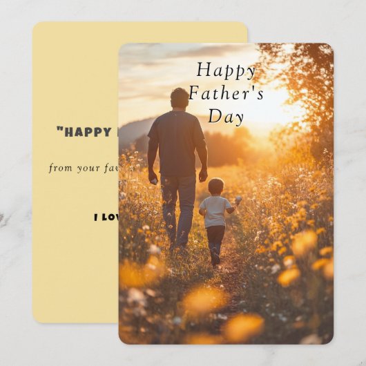 Vatertag Vater & Sohn Baseball Sommer (Vorne/Hinten)