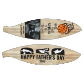 Vatertag Vater Swishings Come True Sonogram Foto Basketball (Panele)