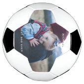 Vatertag Vater-Tochter Benutzerdefinierte Foto-Nac Fußball (Gedreht)