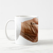 Vatertag, Vater und Sohn lieben Hände Kaffeetasse (Links)