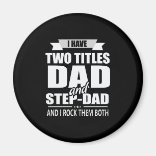 Vatertag Vater und Step Vater ich Rock sie Magnet