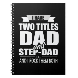 Vatertag Vater und Step Vater ich Rock sie Notizblock