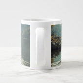 Vatertag, Vater und Tochter Rowboat Lake Jumbo-Tasse (Rückseite)