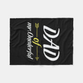 Vatertag Vater von Mr. Onederful Fleecedecke (Vorderseite (Horizontal))
