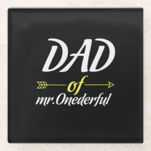 Vatertag Vater von Mr. Onederful Glasuntersetzer