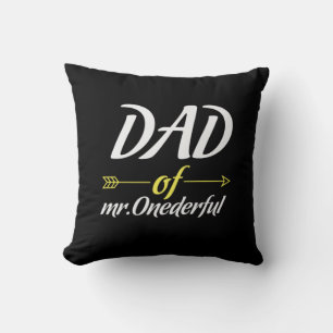 Vatertag Vater von Mr. Onederful Kissen