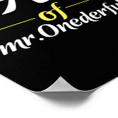 Vatertag Vater von Mr. Onederful Poster (Ecke)