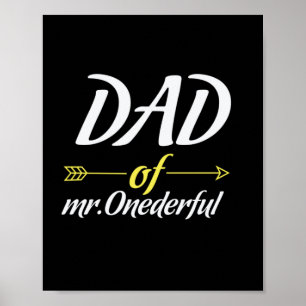 Vatertag Vater von Mr. Onederful Poster