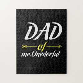 Vatertag Vater von Mr. Onederful Puzzle
