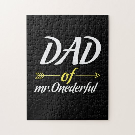 Vatertag Vater von Mr. Onederful Puzzle (Vertikal)