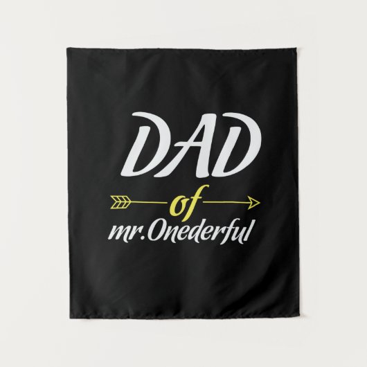 Vatertag Vater von Mr. Onederful Wandteppich (Vorderseite)