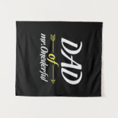Vatertag Vater von Mr. Onederful Wandteppich (Vorderseite (Horizontal))