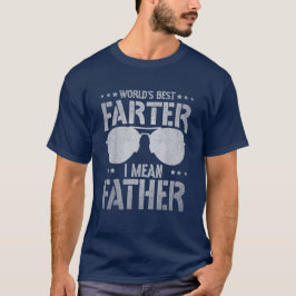Vatertag Vater Welt ist die beste Farter I Gemein  T-Shirt