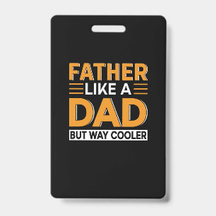 Vatertag Vater wie ein Papa Ausweis