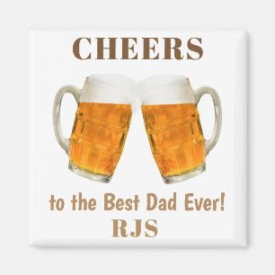 Vatertag Vater World's Best Ever Monogram Magnet