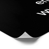 Vatertag Verkauf Black Poster (Ecke)