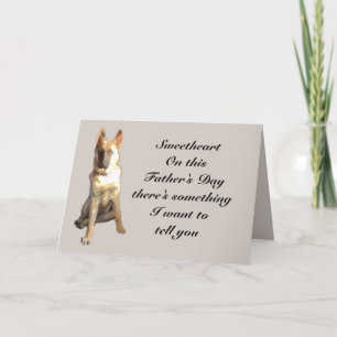 VATERTAG-VERSPRECHEN FÜR DEN PARTNER Karte