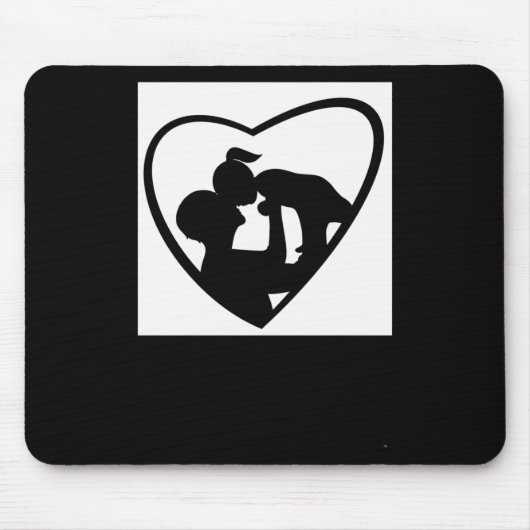 Vatertag Vibes Sticker Mousepad (Vorne)