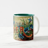 Vatertag Vintag mein lieber Vater Zweifarbige Tasse (VorderseiteRechts)