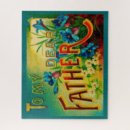 Vatertag Vintag meinem lieben Vater 16" x 20" Puzzle