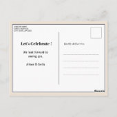 Vatertag Vintage GRILLEN Party Einladung Postkarte (Rückseite)