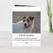 Vatertag vom Hund Karte (Rückseite)