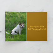 Vatertag vom Hund Karte (Innenseite)