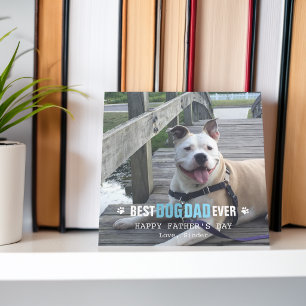 Vatertag Von Deinem Hund Foto Flach Feiertagskarte