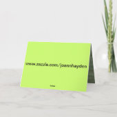 VATERTAG von der EHEFRAU-Witzkarte Karte (Rückseite)