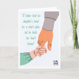 Vatertag - von einer Tochter Karte