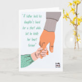 Vatertag - von einer Tochter Karte (Gelbe Blume)