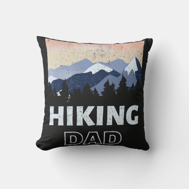 Vatertag Wandern Vater Kissen (Vorderseite)