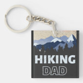 Vatertag Wandern Vater Schlüsselanhänger (Vorderseite)