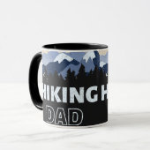 Vatertag Wandern Vater Tasse (Vorderseite Links)