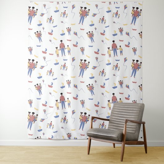 Vatertag Wandteppich (Beispiel)