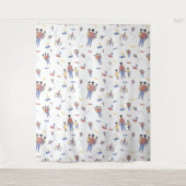 Vatertag Wandteppich (Vorderseite)