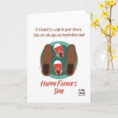 Vatertag - Wertschätzung Karte (Gelbe Blume)