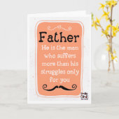 Vatertag - Wertschätzung Karte (Gelbe Blume)