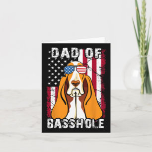 Vatertag-Wettkampf-Geschenk Vater des Hundes 4. Karte