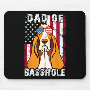 Vatertag-Wettkampf-Geschenk Vater des Hundes 4. Mousepad