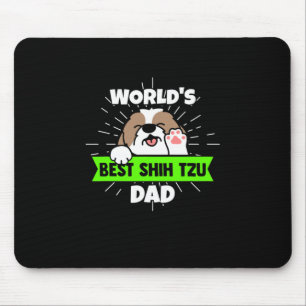 Vatertag   Worlds Best Shih Tzu Dog Vater Mousepad