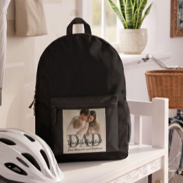 Vatertag World's Greatest Dad mit Foto Bedruckter Rucksack