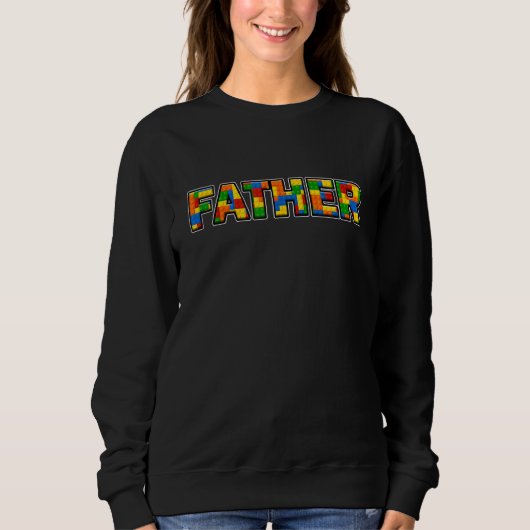 Vatertag Ziegelbauer blockt Master Builder Fa Sweatshirt (Vorderseite)